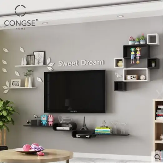 Tv Wall Shelf Wall Hanging Tv Cabinet Living Room Bedroom