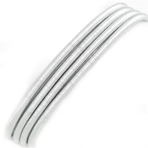 1 шт. толщина 8 мм длина 45 см вискозный шнур(вискозный намоточный шланг) для Nceklace браслета модные ювелирные изделия для рукоделия аксессуары - Цвет: Silver