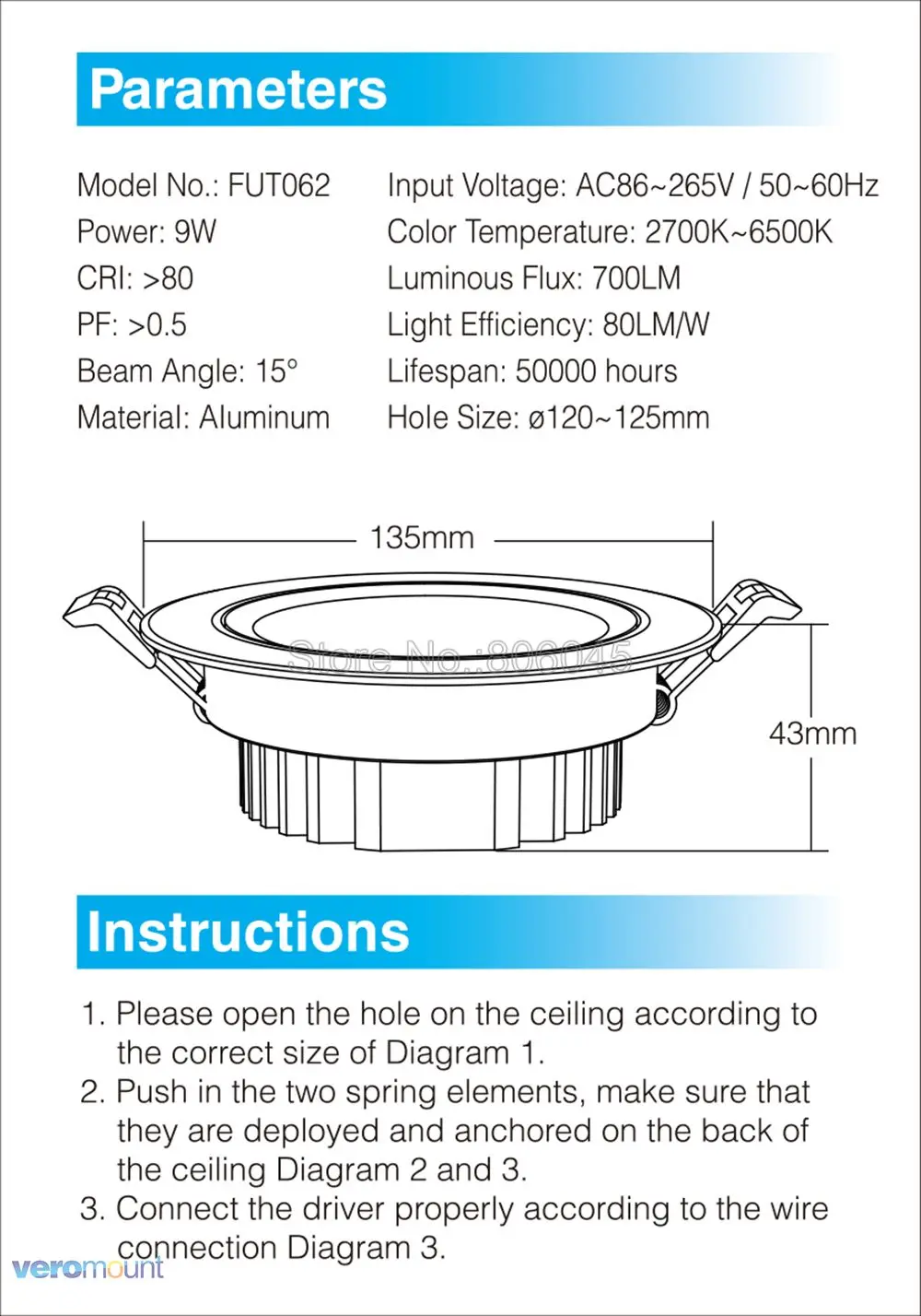 Milight 6W 9W 12W 15W 18W 25W RGB+CCT LED Downlight Ceiling Spotlight AC110V 220V FUT060 061 062 063 064 065 066 068 069