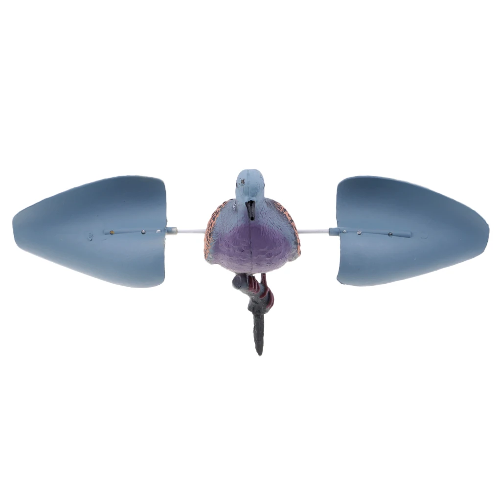 Non-toxic Lightweight 3D Lifelike Flying Plastic Pigeon Bird Outdoor Hunting Decoy Garden Decoration Ornament Pests Control