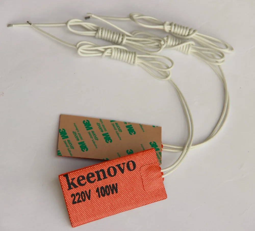 " X 4", 100 Вт 220 В, Keenovo Универсальный Мощный гибкий силиконовый нагревательный коврик/элемент