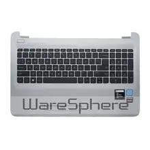 Верхний чехол для рук с американской клавиатурой Touc hp ad для hp 15-ba 15-AY 855022-001 AP1O2000321 серебристый