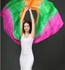 Customized Belly Dance Silk Veils Hand Thrown Scarf Shawl Gradient Rainbow 200cm 250cm 270cm Kids Adults Size Free Shipping ► Photo 3/6