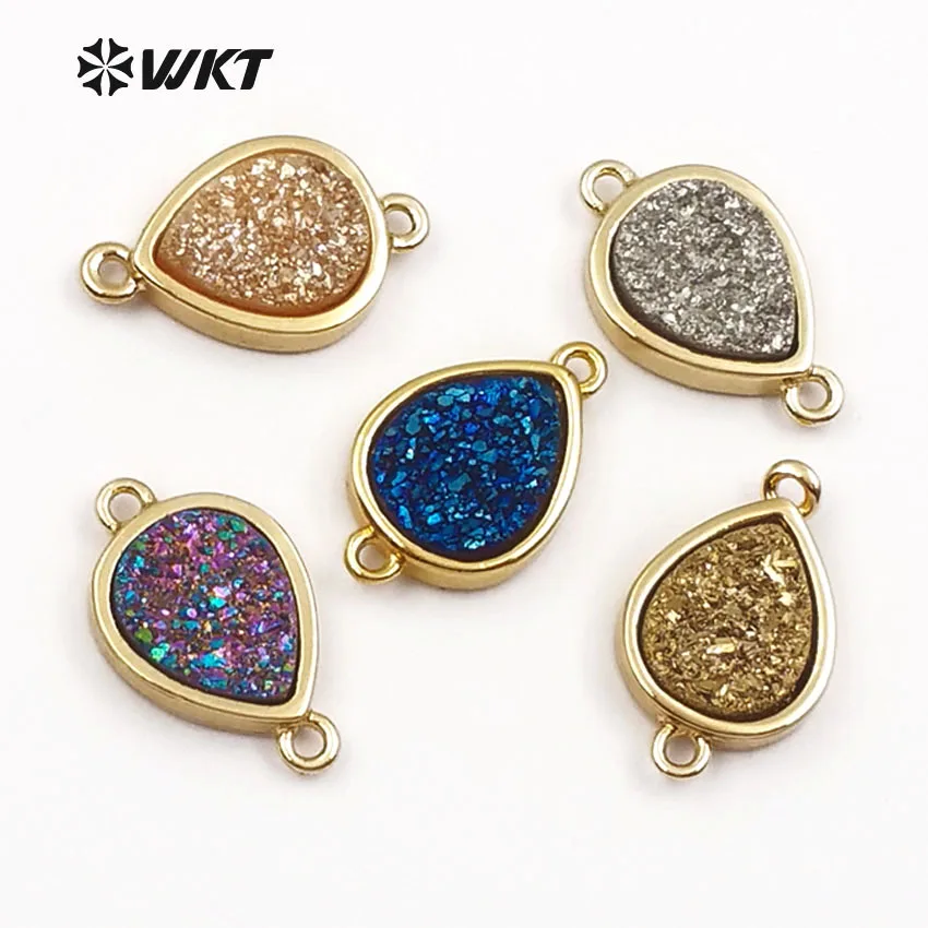 WT C260 WKT Beautiful natural stone connectors classic style women