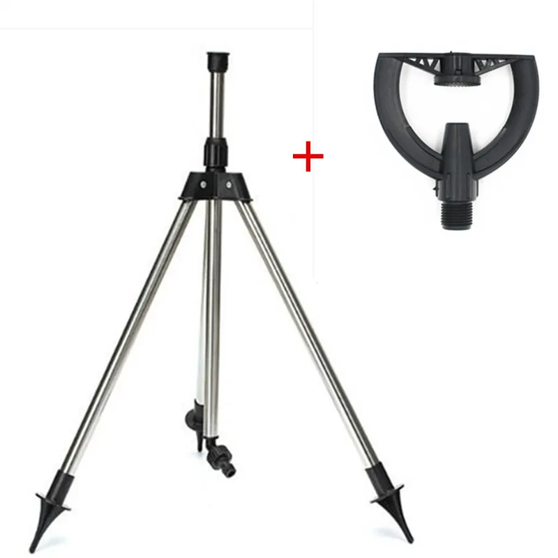 

1/2inch Refraction Nozzle With SS Tripod Refracting Atomizing Sprinkler Garden Cooling Plastic Nozzle Yard Watering Tools