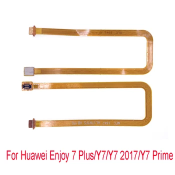 

10 Pcs/Lot ,Home Button Fingerprint Reader Recognition Sensor Touch ID Connector Flex Cable For Huawei Y7 / Y7 Prime 2017