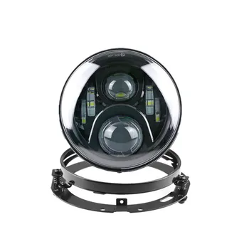 

Motorcycle Accessories 7 Inch LED Headlight With 7" Mounting Ring For Tour Tri Glide Electra Glide