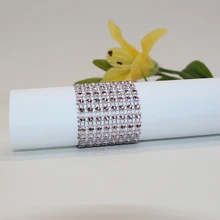 50 шт./партия, новинка, ручная работа, пластиковая сетка с кристаллами, кольца для салфеток, гостиничный домашний стул, пояс, салфетка, кольцо, декор свадебного банкета