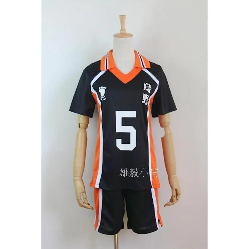 Haikyuu Cosplay Костюм Karasuno старшеклассный волейбольный клуб Hinata Shoyo спортивная форма Джерси - Цвет: haikyuu 5