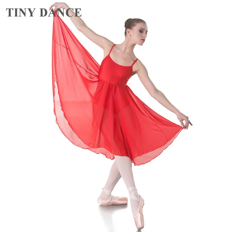 

Free Shipping Adult Girls Ballet Dance Chiffon Dress for Practice or Performance Lyrical and Contemporary Dancing Costume 18019