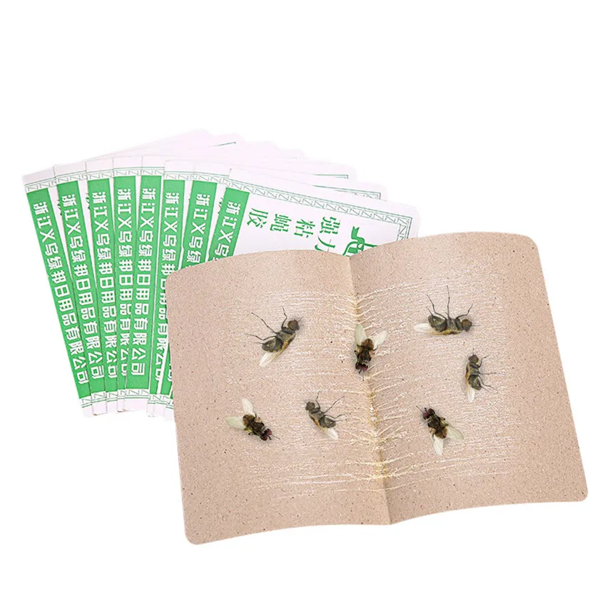 20pcs Sticky Fly Paper Fly Flies Trap Catcher Bugs Insects Catcher 