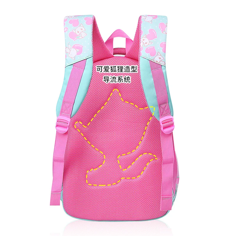 Школьные сумки для школьная сумка для девочек-подростков, детские рюкзаки с милым животным принтом, Холщовый детский школьный рюкзак, сумка в упаковке