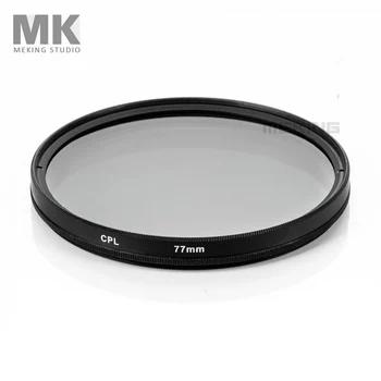 

Meking 77mm CPL circular Polarizing Lens Filter for Canon Nikon Sony DSLR camera photo studio accessories