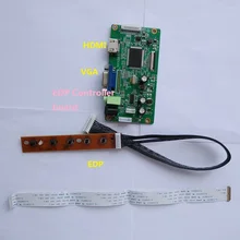 Для N156BGE-E31 ЖК-монитор EDP 1366X768 экран дисплей комплект VGA драйвер 30Pin контроллер 15," плата DIY