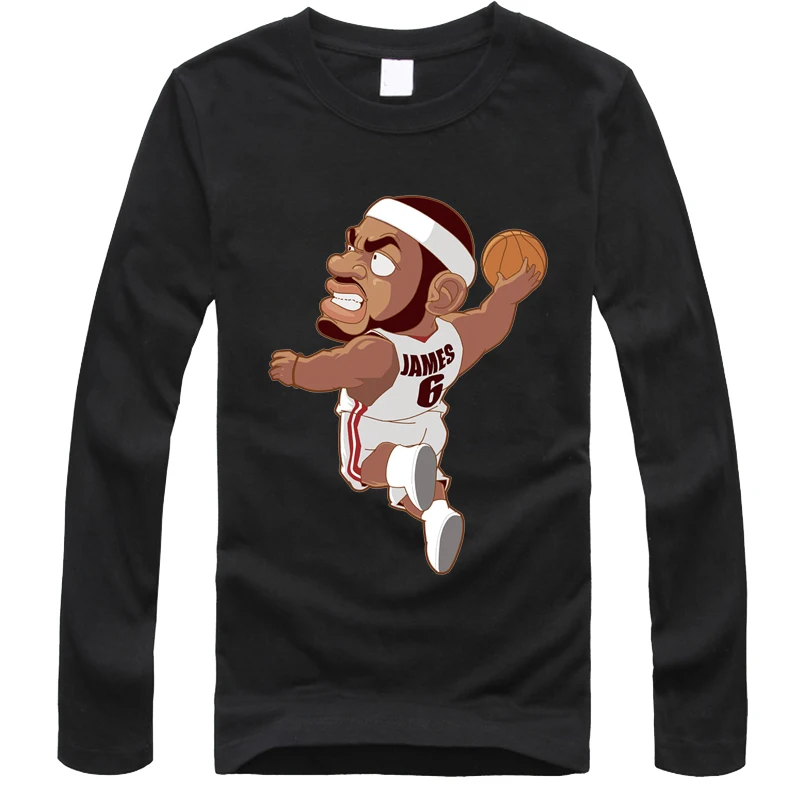 lebron james cartoon shirt
