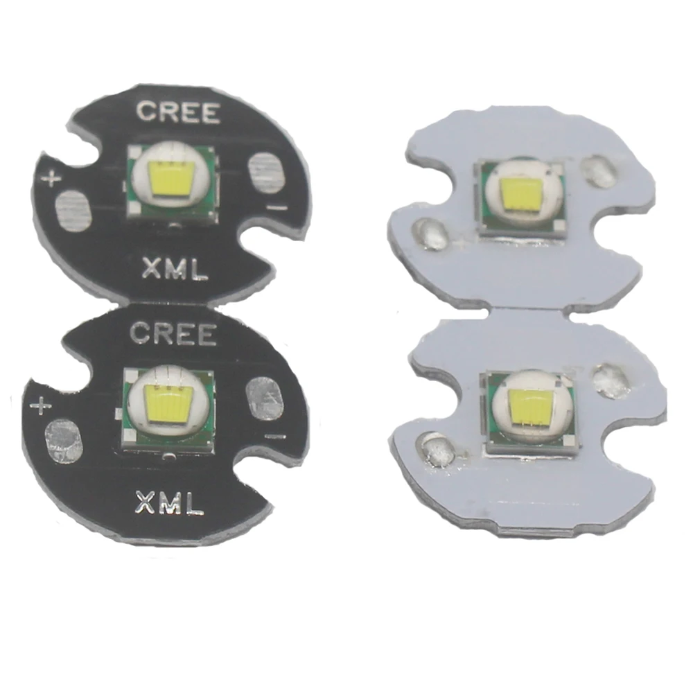2PCS CREE XML XM-L T6 LED U2 10W Cold White Warm High Power Emitter Diode with 12mm 14mm 16mm 20mm PCB for DIY | Лампы и освещение