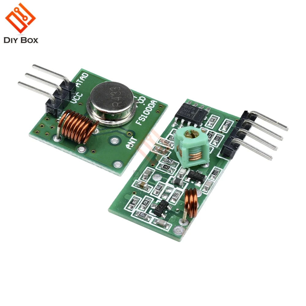 433 МГц RF беспроводной передатчик и модуль приемника DIY комплект для Arduino ARM MCU WL|kit for