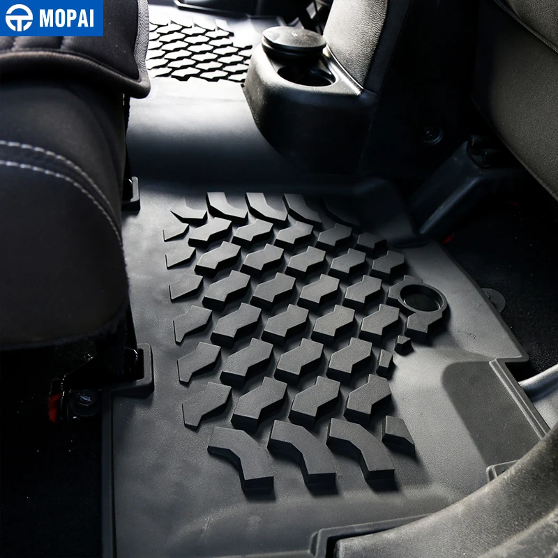 Резиновые Противоскользящие коврики для Jeep Wrangler JK 2007|Напольные коврики| |
