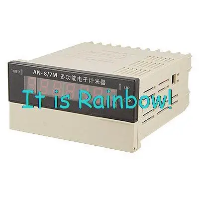 

Free Shipping AN8/7M Multi Function Meter Time Counter Relay AC 220V