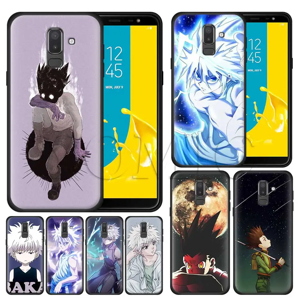 

Hunter X Hunter Anime Art Silicone Case for Samsung Galaxy J8 J6 J4 Plus 2018 M30 M20 S10 Plus S10e Black Soft TPU Cover