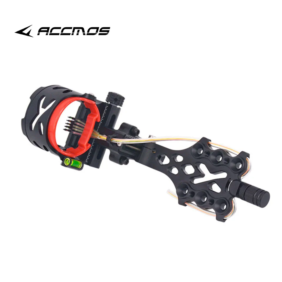 

New Style Adjustable 5 Pin Compound Bow Sight Fits Right Hand Bow Accessory