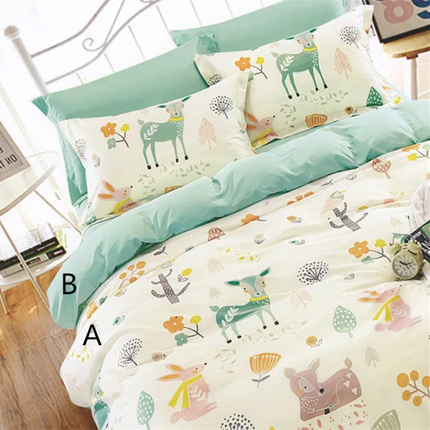 160 см* 50 см кролик олень Младенец хлопок Ткань постельное белье пододеяльник постельное белье Подушка Дети Ткань для шитья qulit ткани
