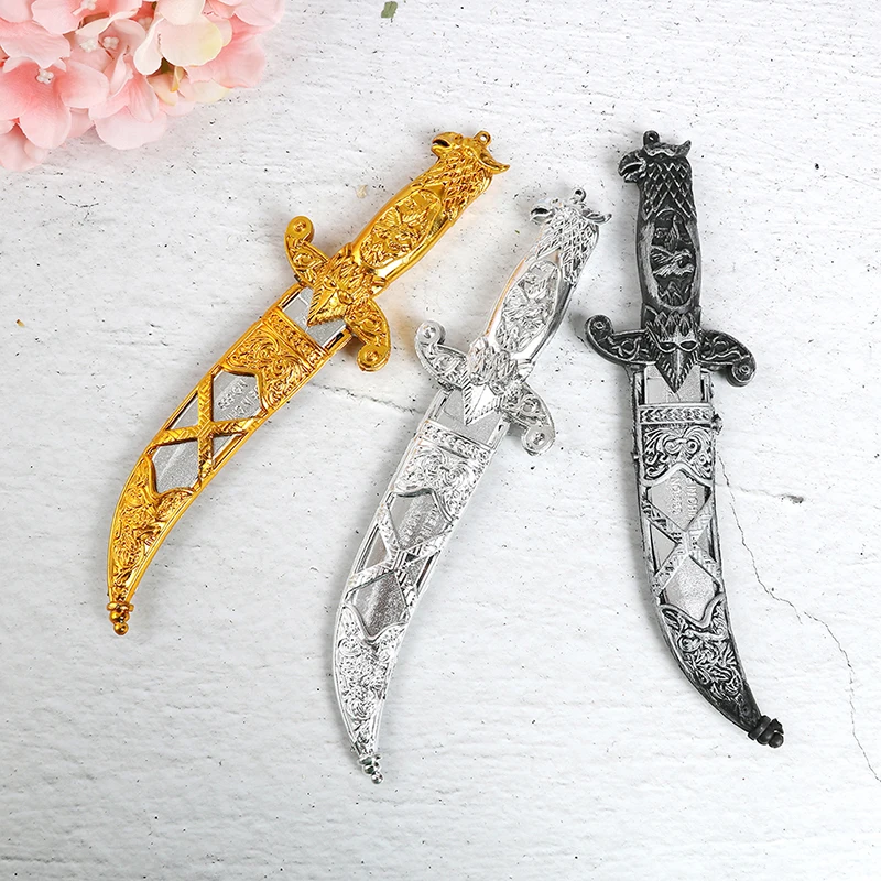 

Cosplay Decor Party Toy Sword 22*6cm Plastic Swords DIY Small Knife Toy Pirates Dagger for Kids