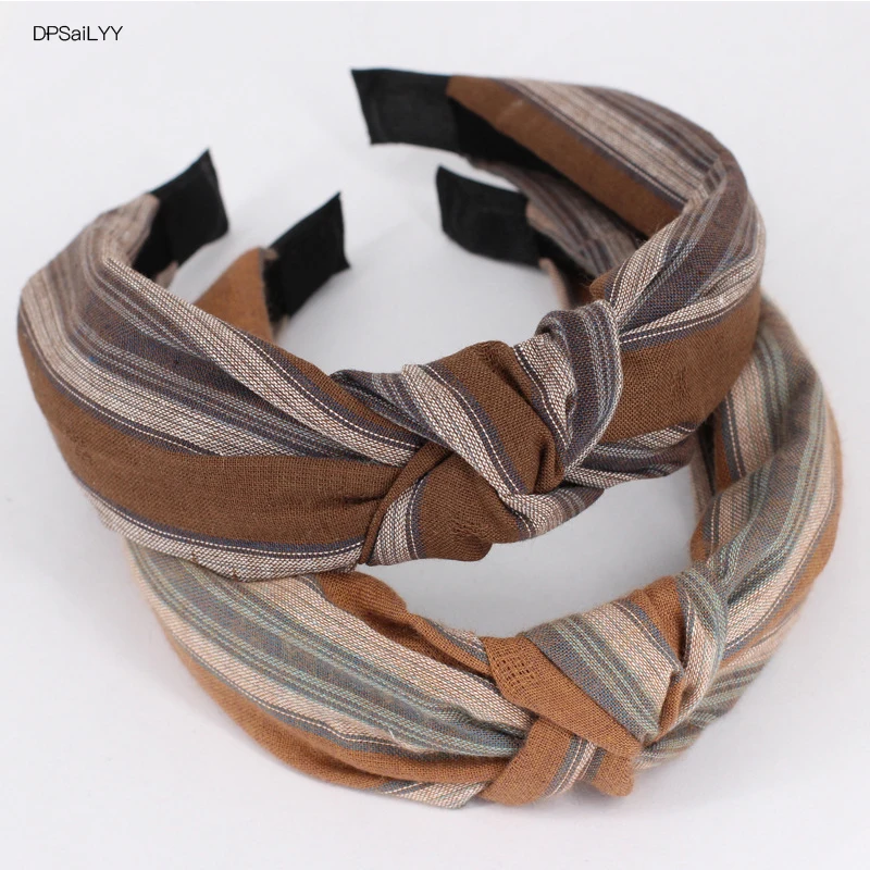 

DPSaiLYY Wholesale 1PC Winter Non Slip Stay on Knotted Headband Top Knot Turban Headband Velvet Hairband Women Hair Accessories