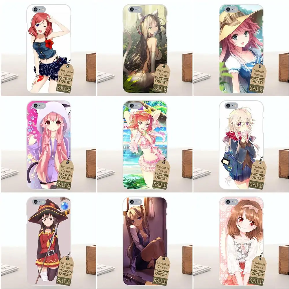 

Tpwxnx For Huawei G7 G8 Honor 5A 5C 5X 6 6X 7 8 V8 Mate 8 9 P7 P8 P9 P10 Lite Plus Soft TPU Print Case Kawaii Anime Girl