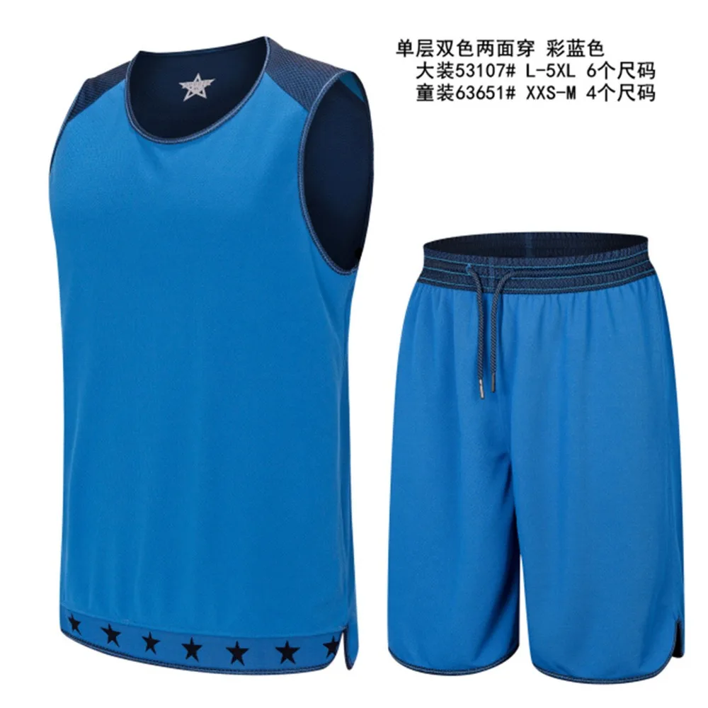 boys double side sleeveless basketball jerseys kids reversible