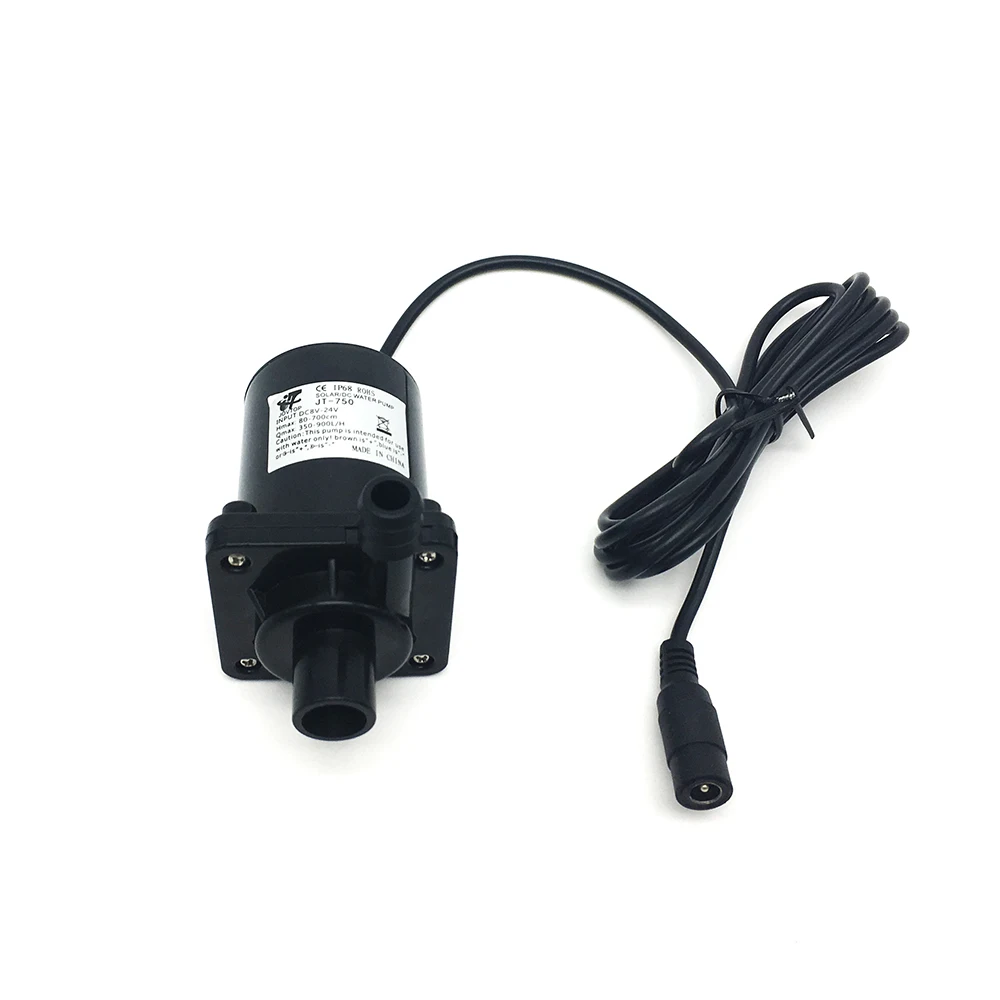 Солнечный фонтанный водяной насос DC 12V 24V Max 350 900L/H 7M погружной микро Бесщеточный