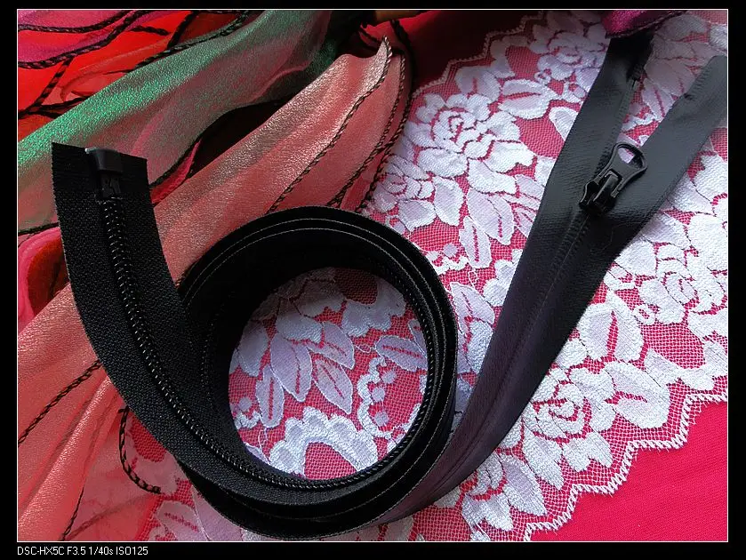 2pcs 5 60 80 100cm waterproof zippers for sewing outdoor clothes bags