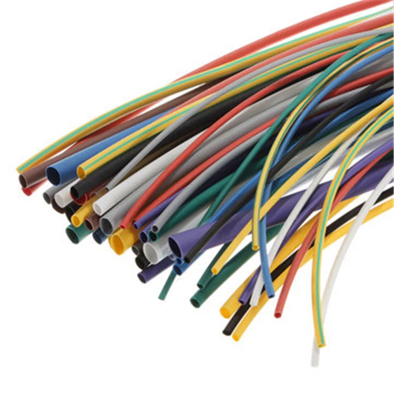 

55pcs New Arrival 5Size Multi Color Polyolefin 2:1 Halogen-Free Heat Shrink Tubing Tube Assortment Sleeving Wrap Tubes