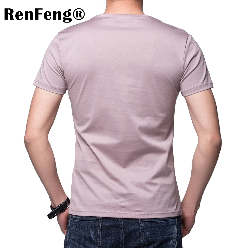 Solid color 100% Mercerized Cotton T Shirt Mens Black White T-shirts 2018 Summer Skateboard Tee Boy Hip hop Skate Tshirt Tops (3)