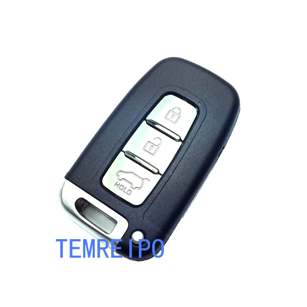 Replacements Smart Remote Key Entry Fob For Hyundai I30 Ix35 Equus Genesis Velo Sonata Elantra 3 Buttons With Uncut Blade