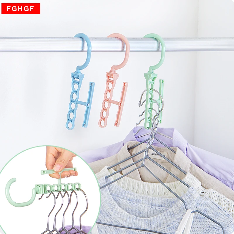 

Hot Selling Five hole plastic drying laundry clothes hangers racks Multifunction bedroom chest clothes hook clips new Design