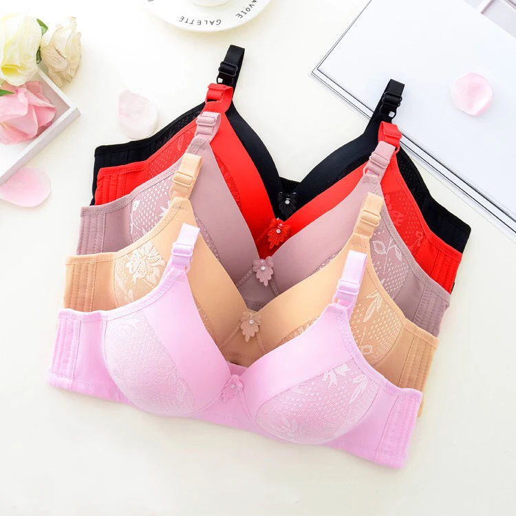 

Thin plus size women bra cup adjustable push up side gathering furu mm Large c cup women's underwear NS9058