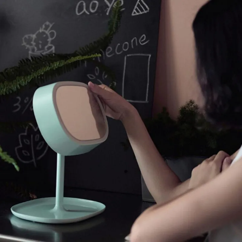  JIPUSH Dressing mirror lamp desk lamp dressing mirror bedside lamp princess dressing mirror led lam