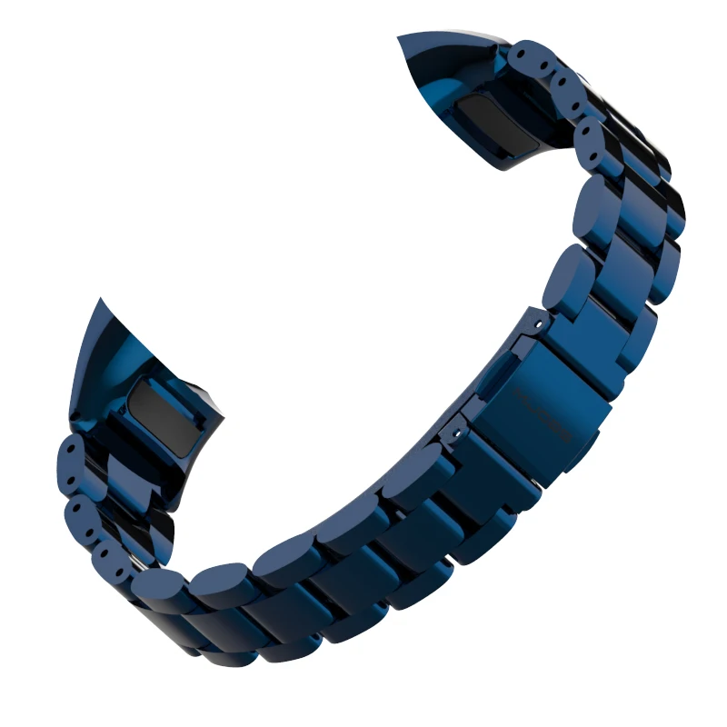 Металлический ремешок Mijobs для huawei Honor Band 4, браслет для Honor Band 4, аксессуары для браслетов, Смарт-часы, ремешок, браслет - Цвет: Blue