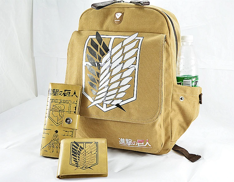Фея Серафима атака на рюкзак Титан Высокое качество Прямые продажи школьный портфель с анимэ Mochila рюкзак