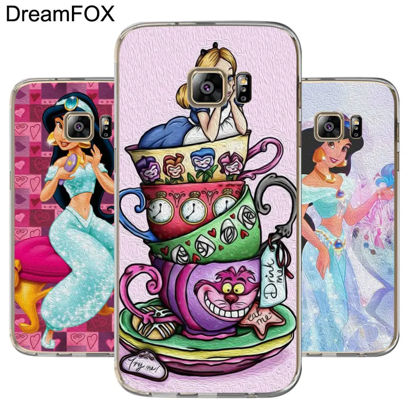 DREAMFOX M279 принцесса девушки Мягкий ТПУ силиконовый чехол для Samsung Galaxy S5 S6 S7 S8 S9 S10 5G