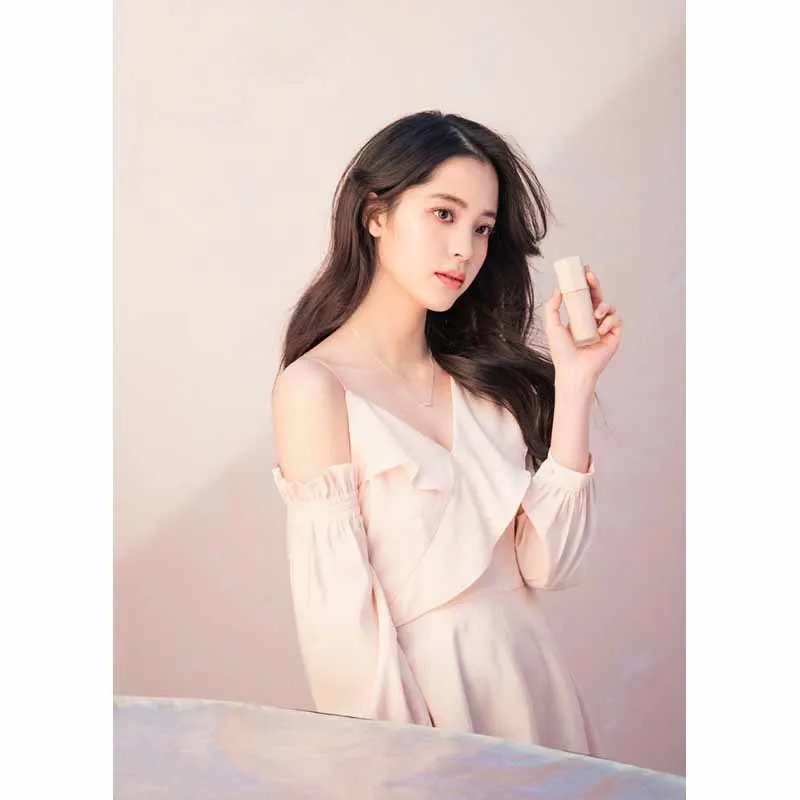 Ouyang Nana Star Same Summer Women's Lotus Leaf V-collar с наплечниками французские платья для меньшинств для года