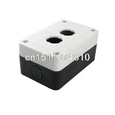 

Plastic 2 Switch 22mm Push Button Control Station Protector Box