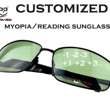Oculos Masculino = clara Vida Поляризованные солнечные очки = Большой темно близорукости индивидуальные солнцезащитные очки-1-6+ 1+ 1,5+ 2/+ 4/