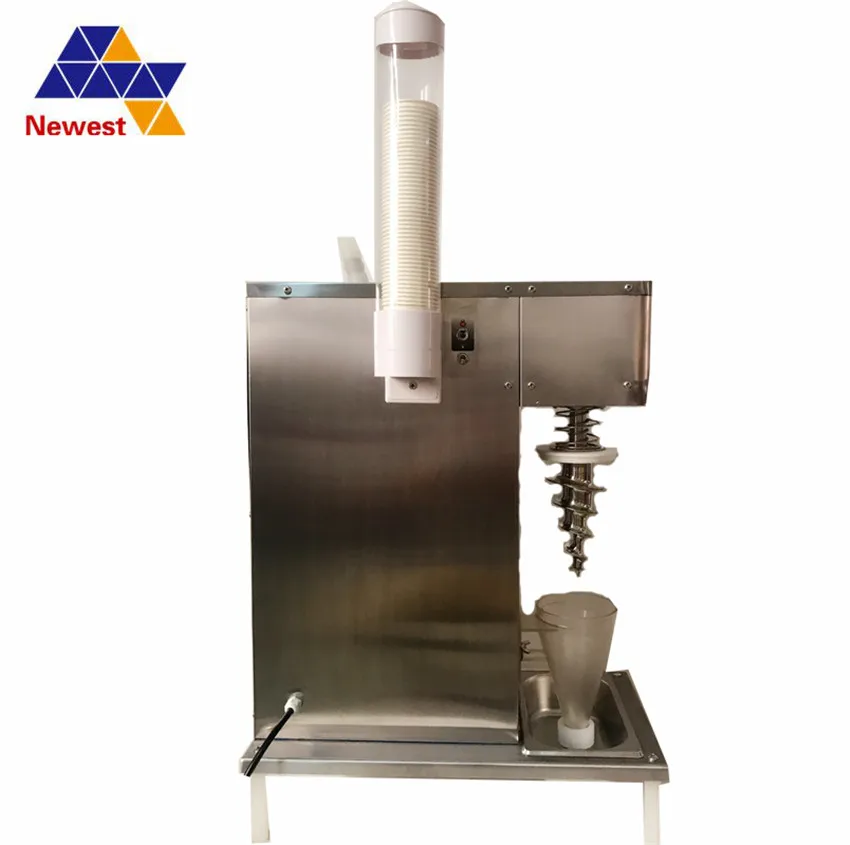 

New designed frozen yogurt blending machine / fruit ice cream mixer machine for sale