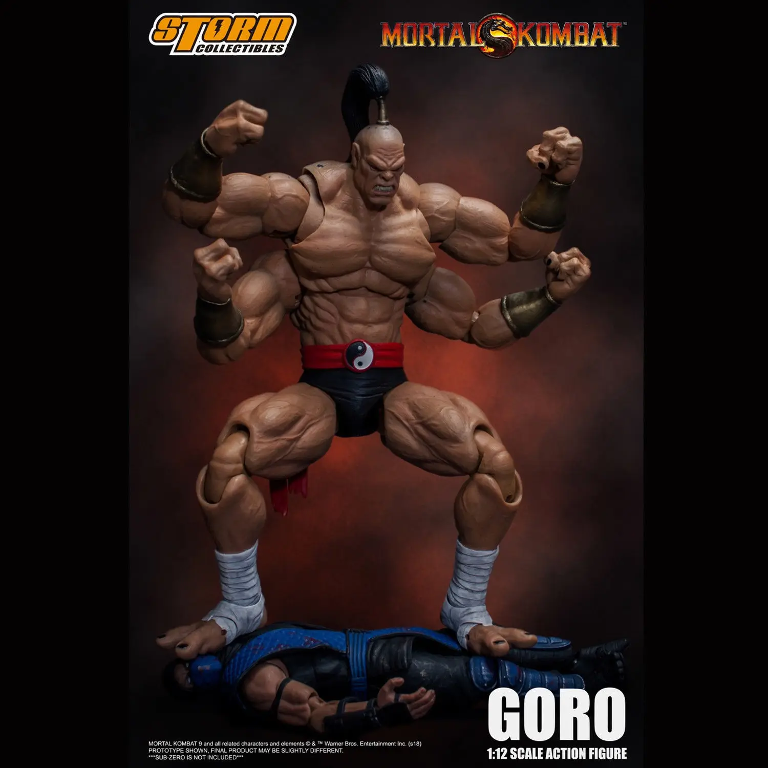 mortal kombat goro action figure