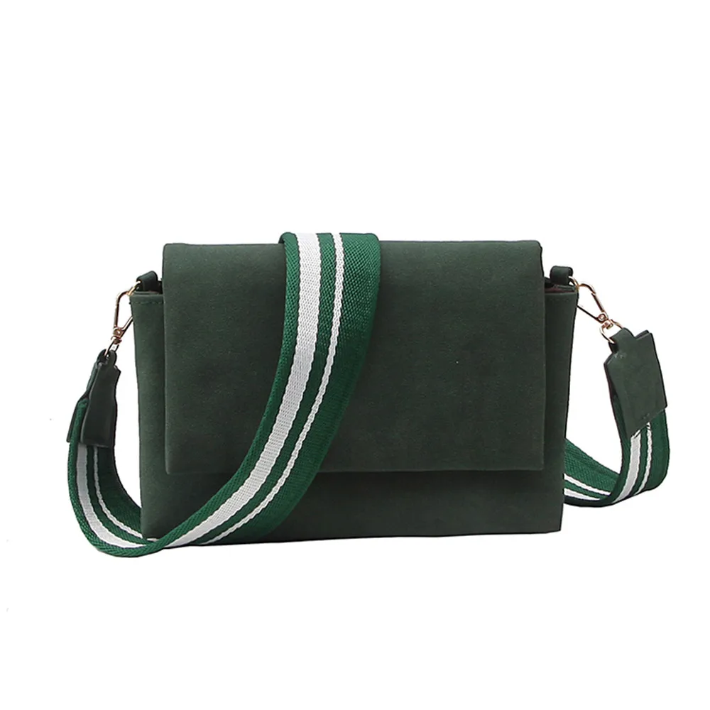 Aelicy Для женщин сумки через плечо модные однотонные Hasp для девочек Курьерские сумки женские сумки через плечо Dropship Горячая bolsa feminina - Цвет: Зеленый