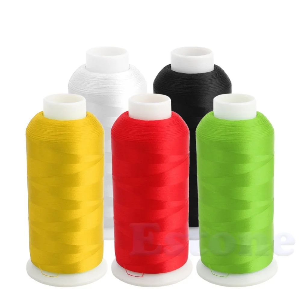 5000M Cones Bobbin Embroidery Quilting Polyester Thread Line For Sewing