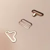 Lot de 50 fermoirs pour nœud papillon, crochet pour faire des attaches ajustables, en cuivre et or, 19mm ► Photo 3/6