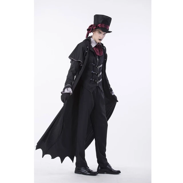 Halloween Men Vampire Costumes Long Sleeve Tops Pants and Cape for Cosplay  Masquerade Role-Playing Party Cosplay Costumes - AliExpress